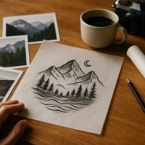 Natur- und Landschaftsmotive: Inspirationen von dice-tattoo